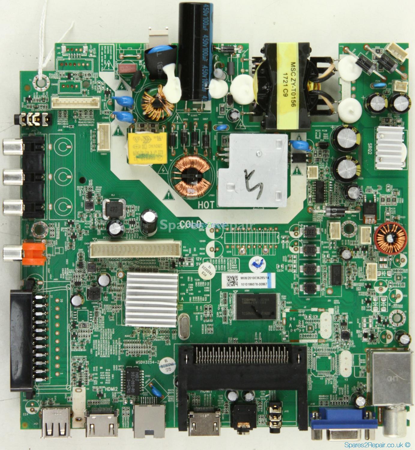 JVC LT-32C461 - Main Board - M08/2010036285/14 - MSDV3254-ZC01-01