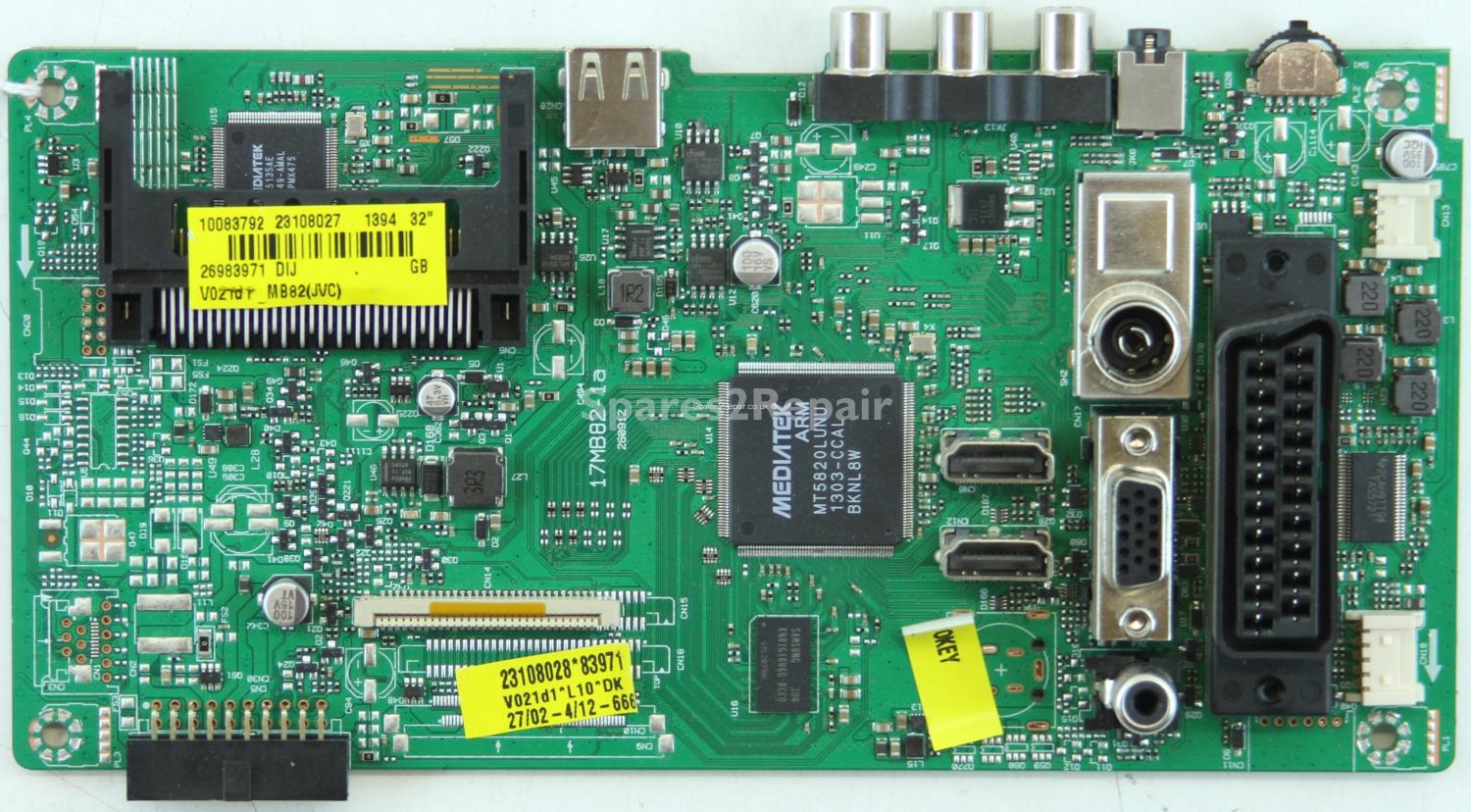 JVC LT-32DA52J - Main AV - 23108027 - 17MB82-1a - 260912