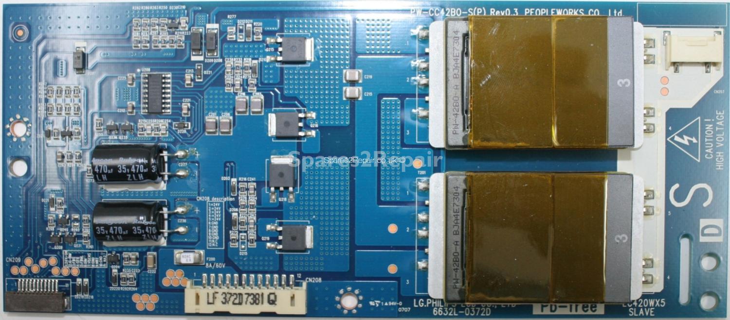 JVC LT-42DG8BJ - Inverter - 6632L-0372D - PW-CC42B0-S(P) - Rev 0.3 - LC420WX5 SLAVE