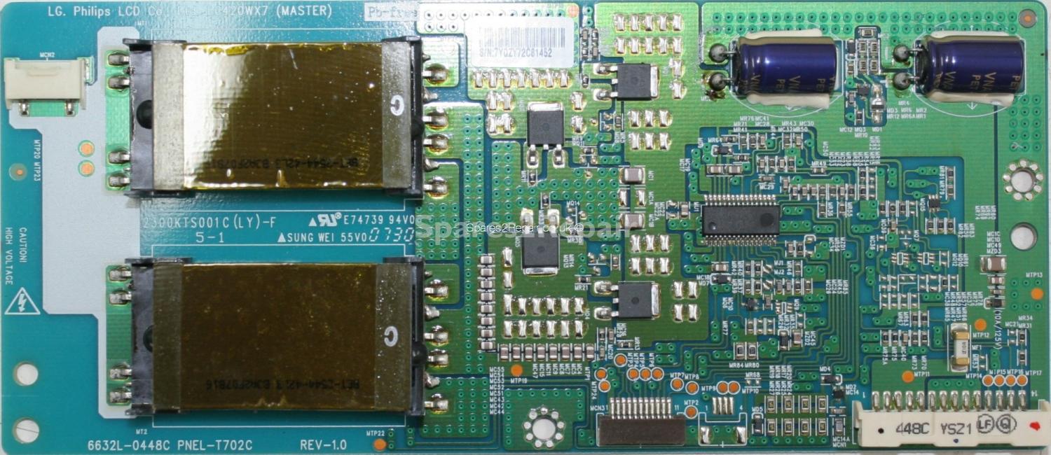 JVC LT-42EX17 - Inverter - 6632L-0448C - PNEL-T702C - REV-1.0 - 2300KTS001C (LY)-F - LC420WX7 (MASTER)