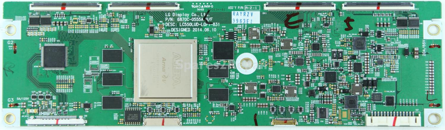 LG 55EC930V - T-Con - 6871L-3963E - 6870C-0555A H/F - LC550LUD-LGP1-831