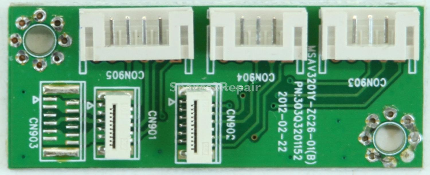Logik L32HE12 - Connector Board - MSAV3201Y-ZC26-01(B) - 303Q3201152