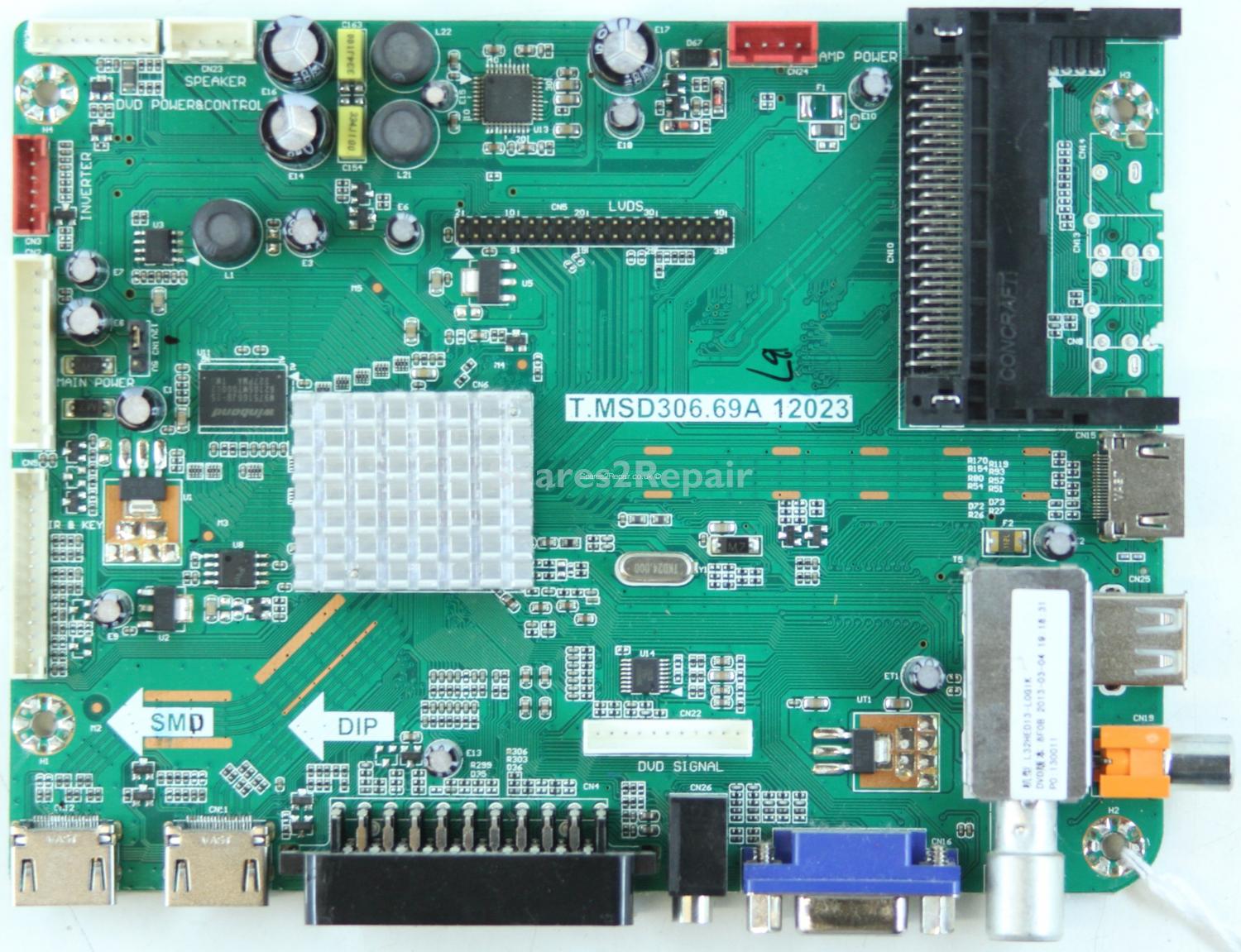 Logik L32HED13 - Main AV - T.MSD306.69A 12023 - A13030530 - T320XVN01