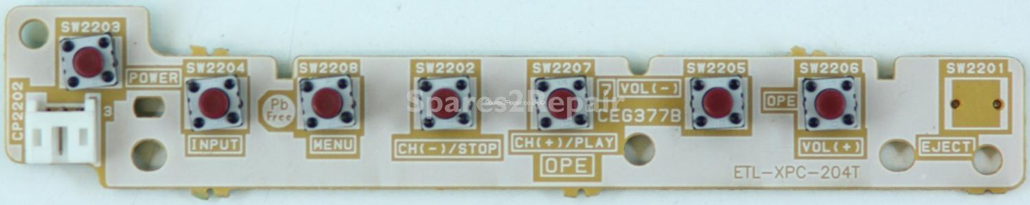Murphy TV32RN20D - Buttons - CEG377B - ETL-XPC-204T