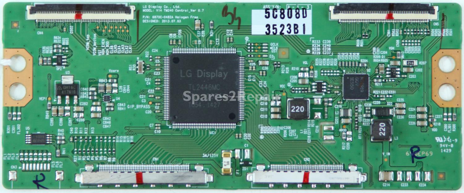 Panasonic TX-55AS650B - T-Con - 6871L-3523B - 6870C-0482A - V14 TM240 Control_Ver 0.7