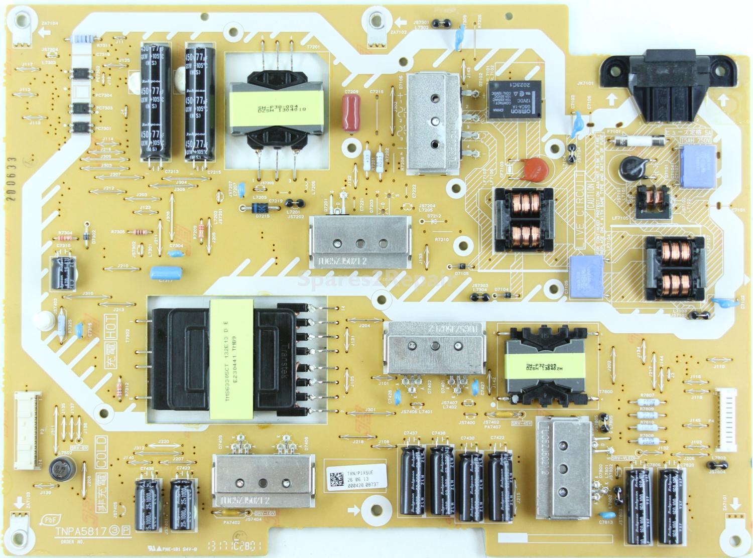 Panasonic TX-L55WT65B - PSU - TXN/P1XSUE - TNPA5817 3P