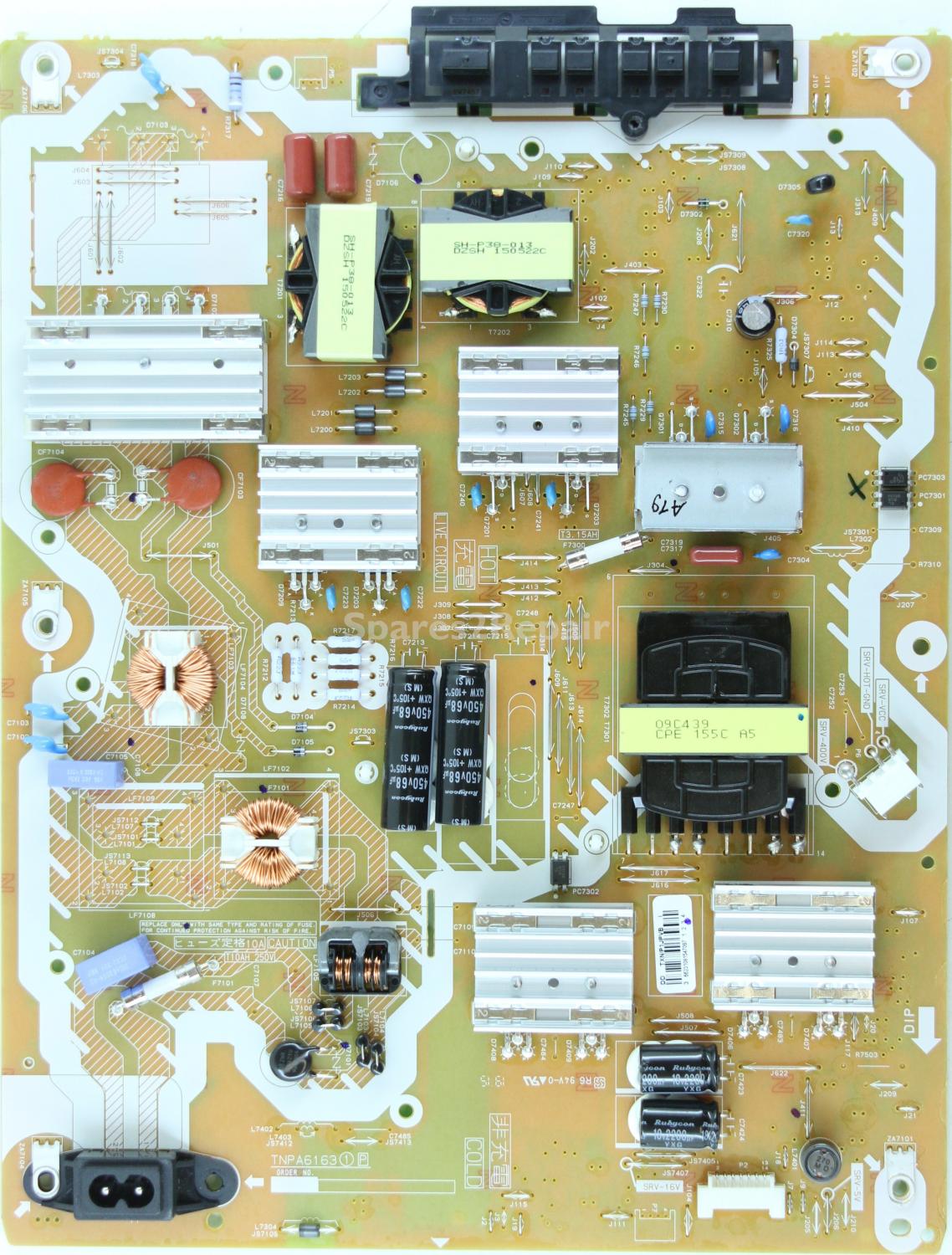 Panasonic TX-55CX680B - Power Supply - TXN/P1JPVB DD - TNPA6163 1 P