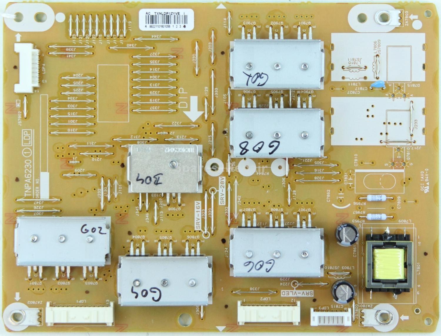 Panasonic TX-40DX600B - LED Driver Board - TXNLDP1ZYVE AC - TNPA6230 1 LDP