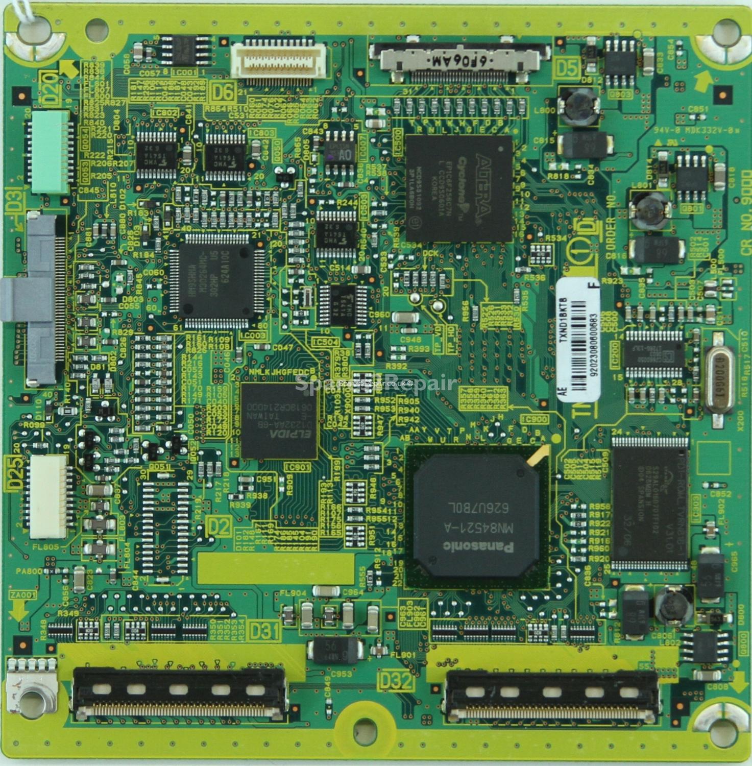 Panasonic TH-37PX60B - Logic CTRL - TNPA3810