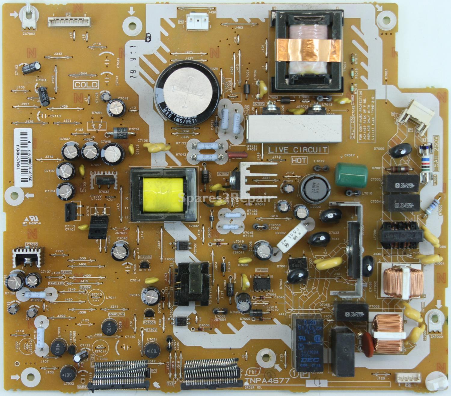 Panasonic TX-32LZD80 - PSU - TNPA4677 - TXN/P10NXJ