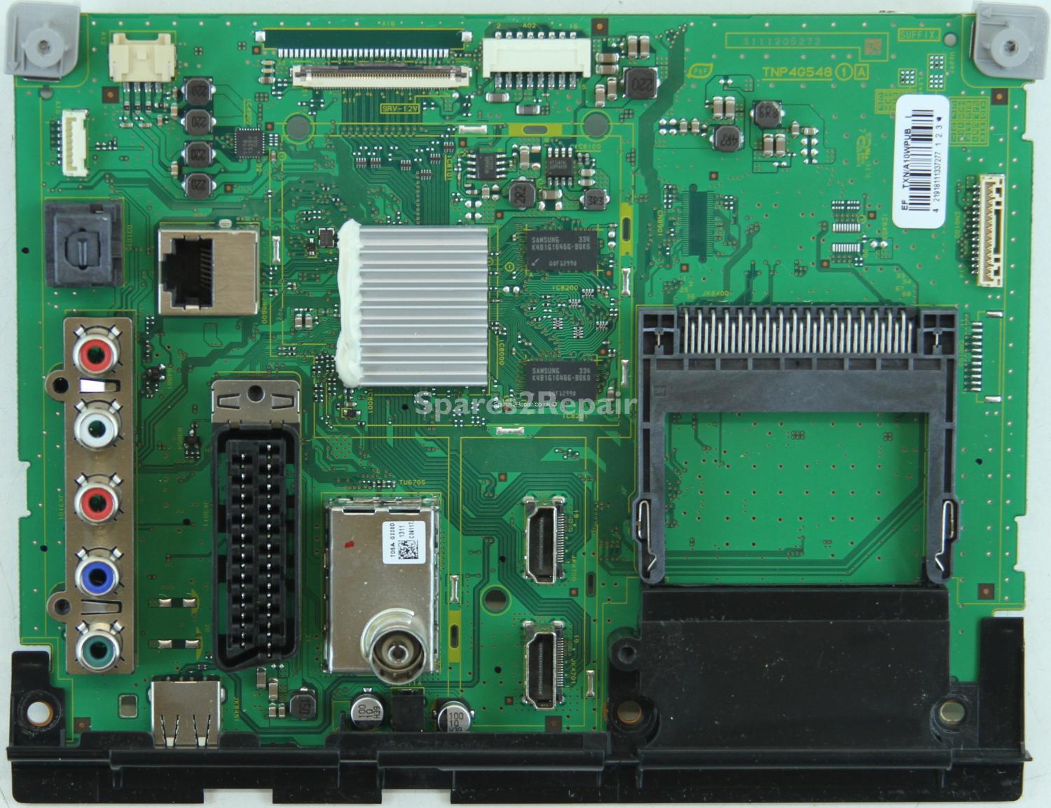 Panasonic TX-L50B6B - Main AV - TXN/A10WPUB - TNP4G548 1A
