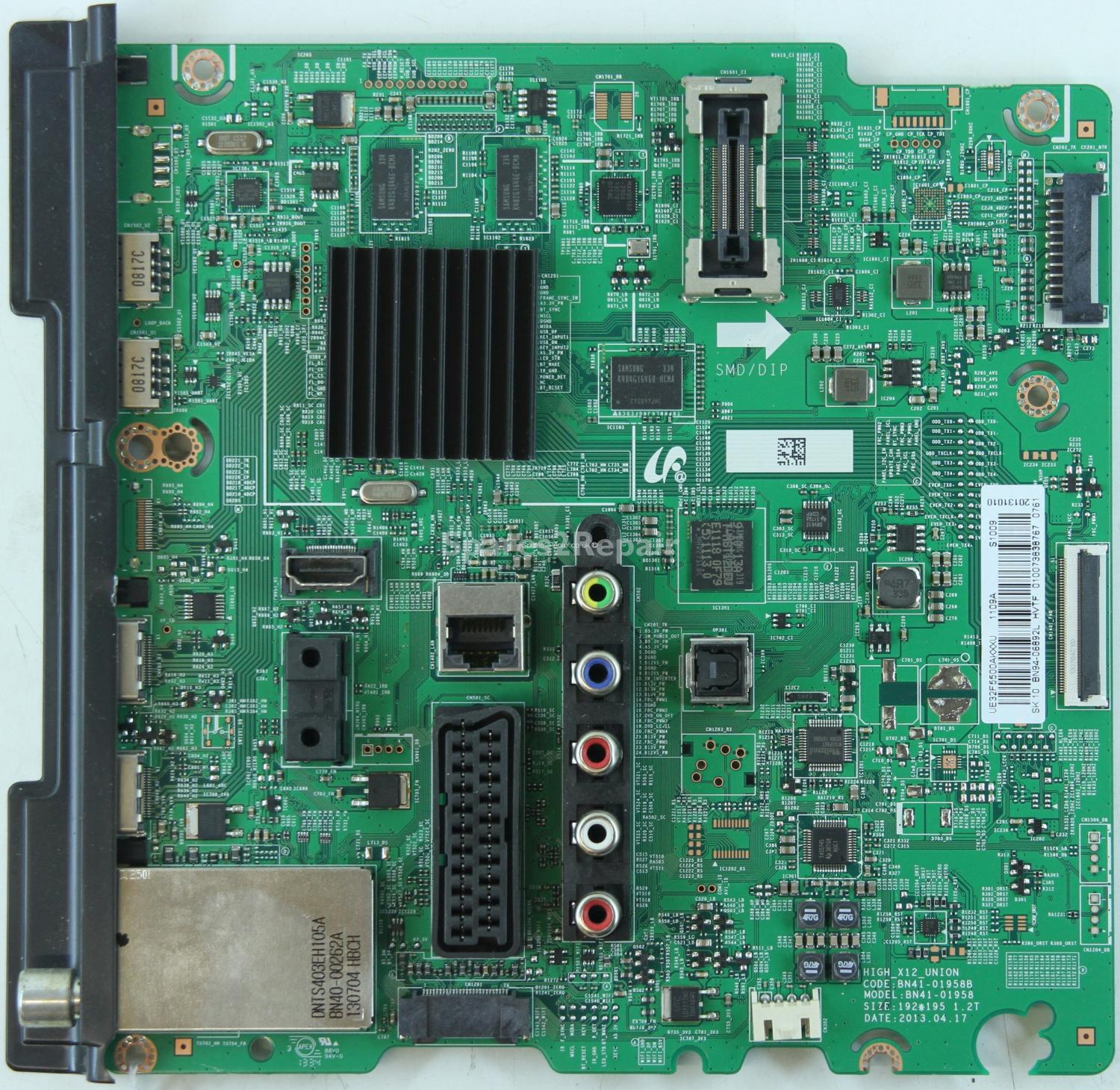 Samsung UE32F5500AK - Main AV - BN94-06892L - BN41-01958B - HIGH_X12_UNION