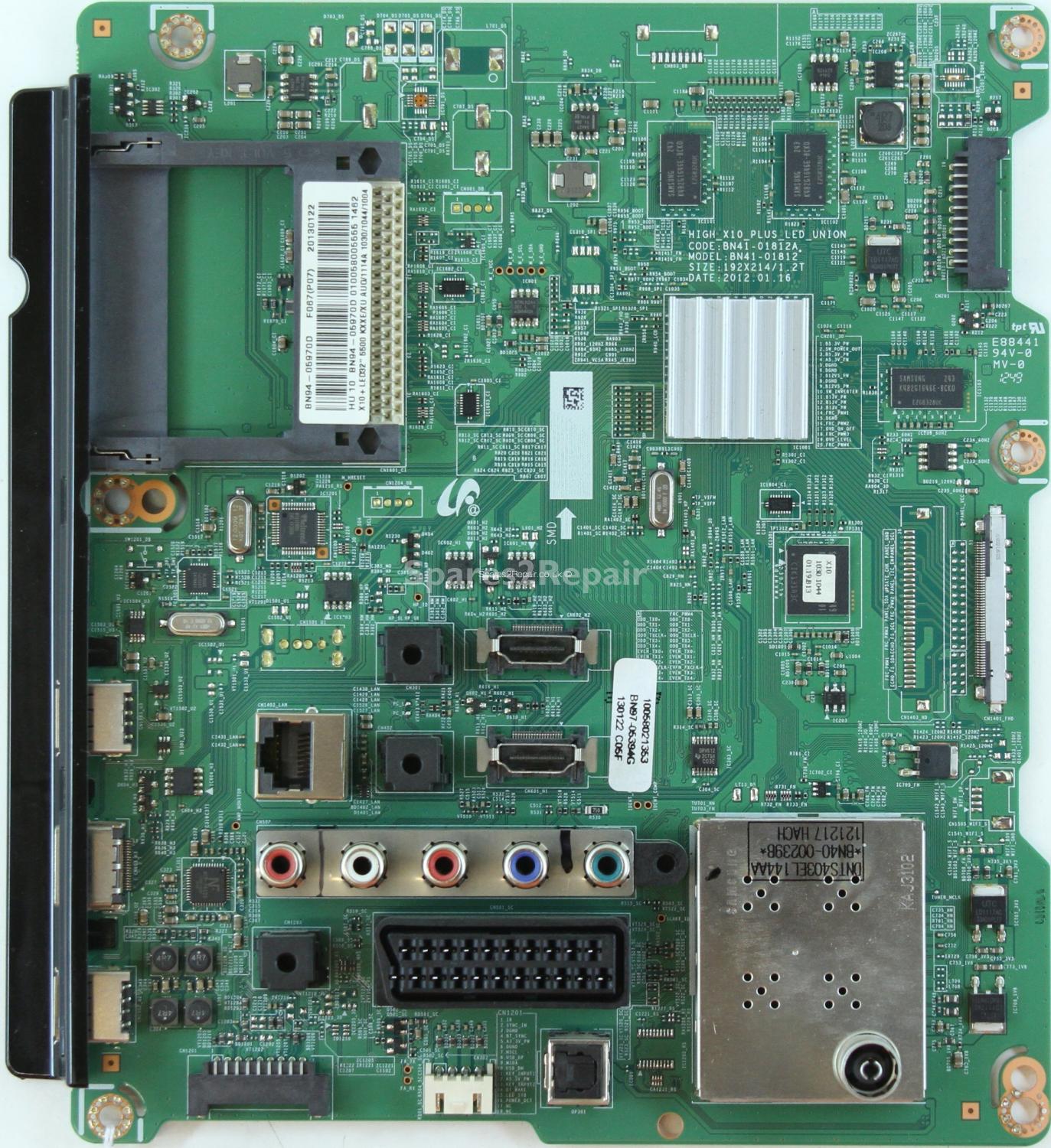 Samsung UE32S5500 - Main AV - BN97-05394G - BN94-05970D - BN41-01812A - HIGH_X10_PLUS_LED_UNION