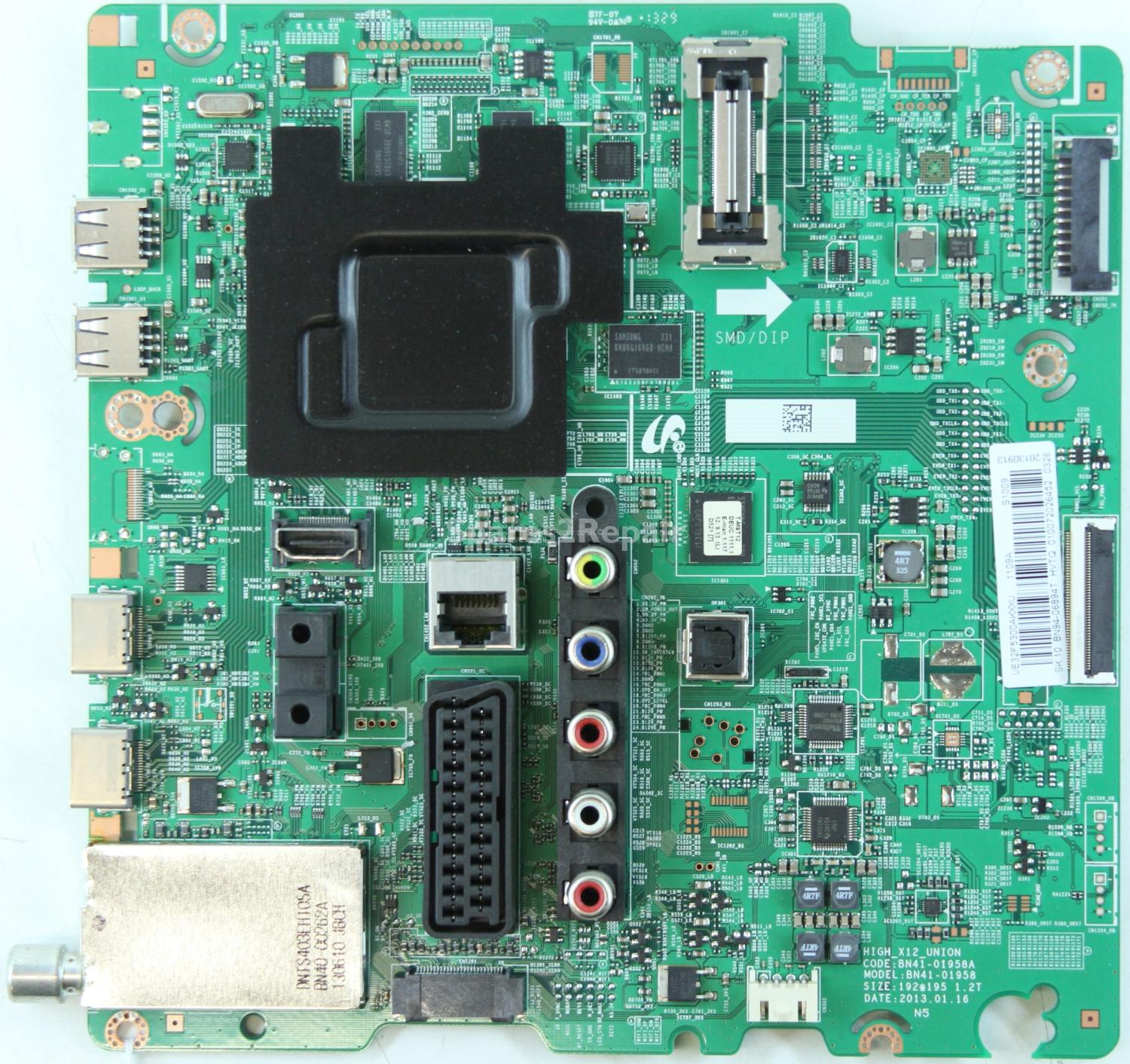 Samsung UE32F5300AK - Main AV - BN94-06894T - BN41-01958A - HIGH_X12_UNION