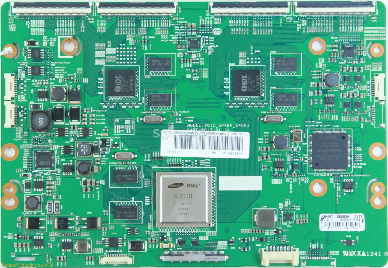 Samsung UE55D8000 - T-Con - BN97-06553A - BN95-00630A - BN41-01817A - 2012_SHARP_240hz