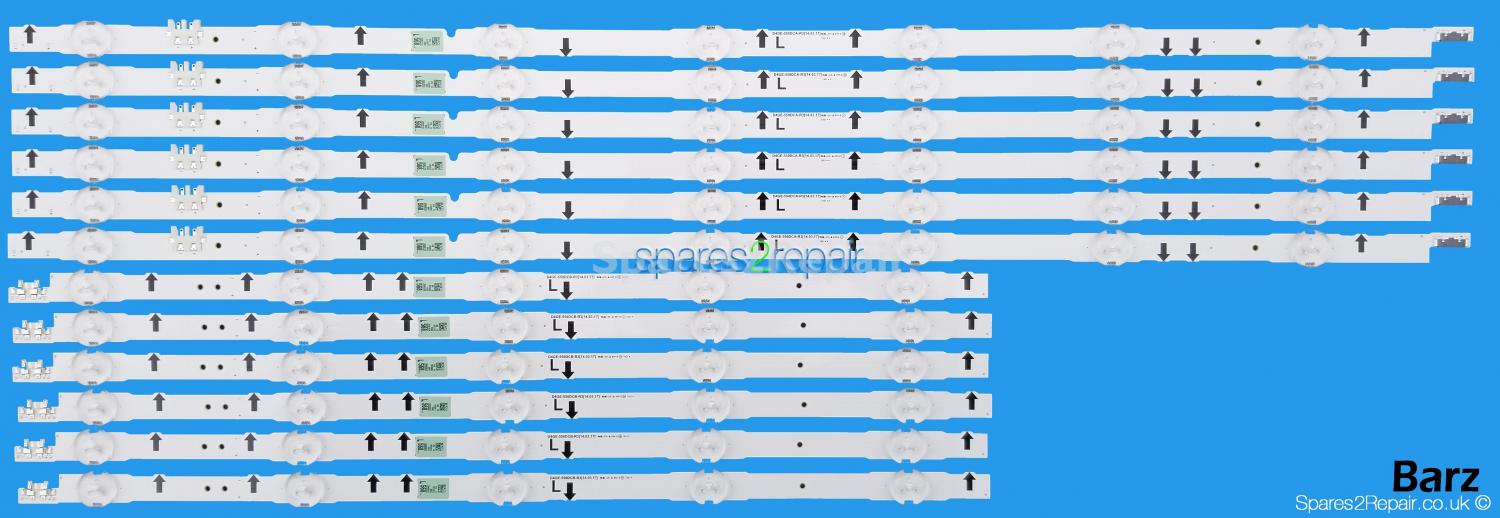 Samsung 55 inch Full LED Backlight Array - D4GE_550DCA-R3 + D4GE-550DCB-R3 - 2014SVS55 _3228_R05 + 2014SVS55 _3228_L07