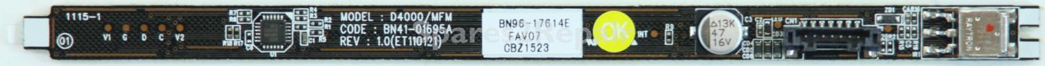 Samsung UE32D4010 - IR - BN41-01695A - REV:1.0(ET110121) - BN96-17614E - D4000/MFM