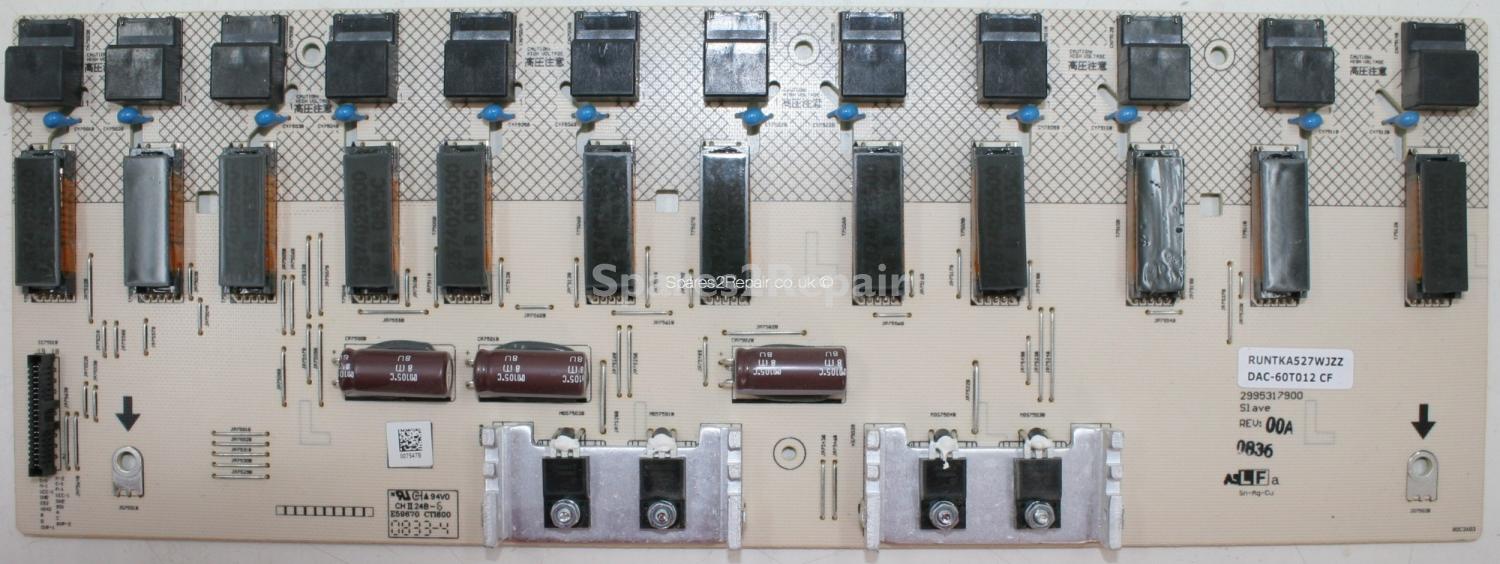 Sharp LC-52D65E - Inverter - RUNTKA527WJZZ - DAC-60T012 CF - SLAVE REV 00A