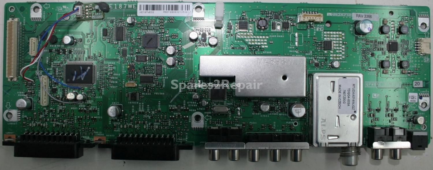 Sharp LC-42B20E - AV Inputs - KE187WE02 - QPWBNE187WJN2