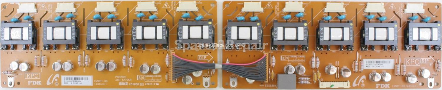 Sony KDL-40W2000 - Inverter - PCB2831 - A06-127559 - PCB2832 - A06-127560