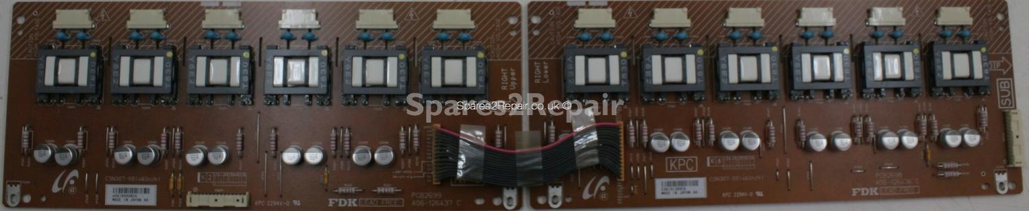 Sony KDL-46V2000 - Inverter - PCB2699 - A06-126437 C - PCB2698 - A06-126436C