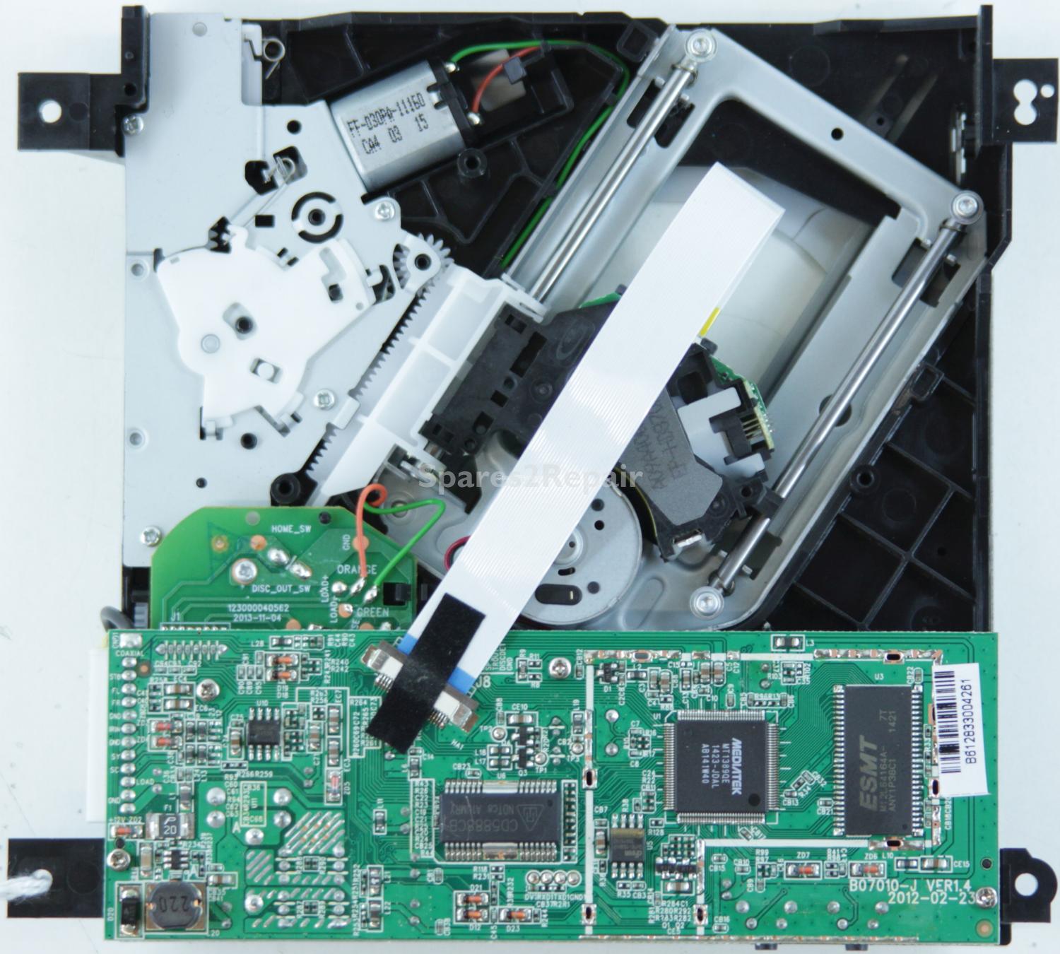 Toshiba 32D1333DB - DVD Mech - 30086128 - DL-10HJ-00-035 - B07010-J VER1.4